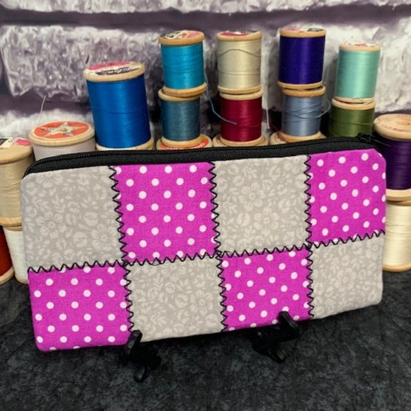 Handmade Quilted Wallet/Pouch - Picture 1 of 8